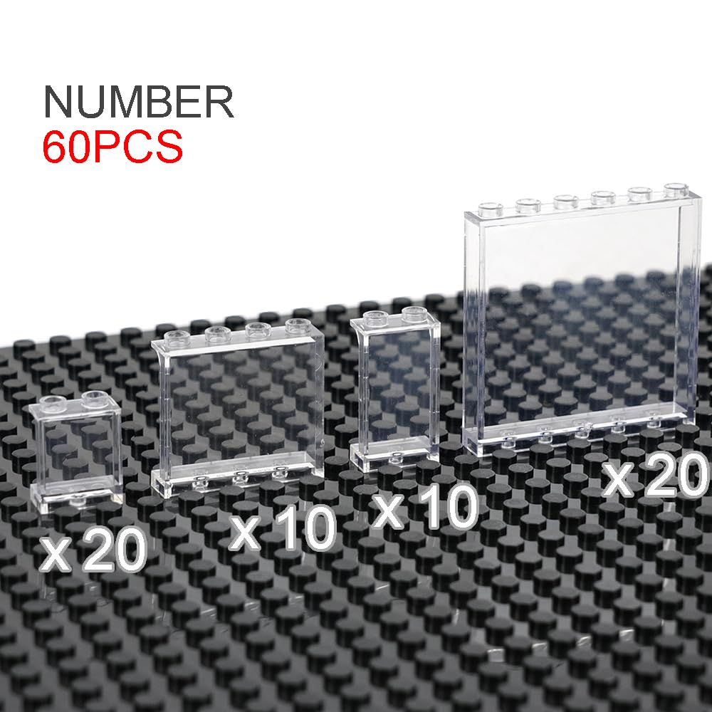 Pasacho bricks 1x6x5—bright, transparent module for detailed car and building features