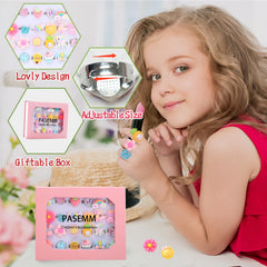 PASEMM adjustable kids rings fit most fingers for growing hands.