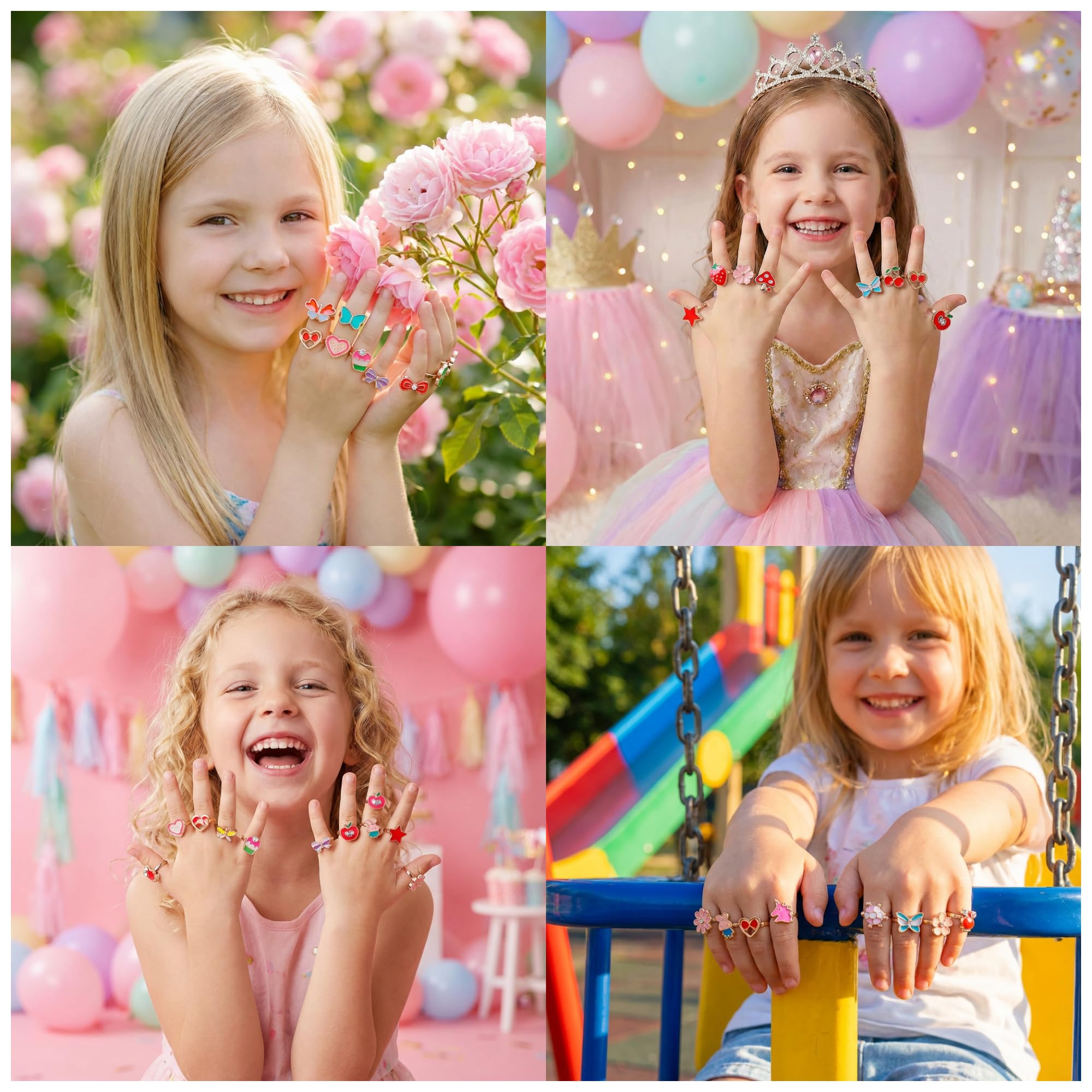 PASEMM rings in action during party play and dress-up activities