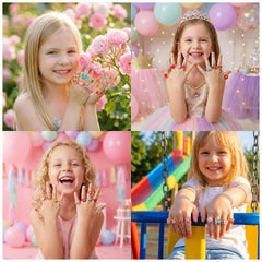 PASEMM rings in action during party play and dress-up activities