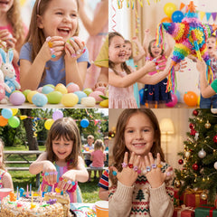 PASEMM mix of crown, shell, and pearl designs invites role-play ideas.