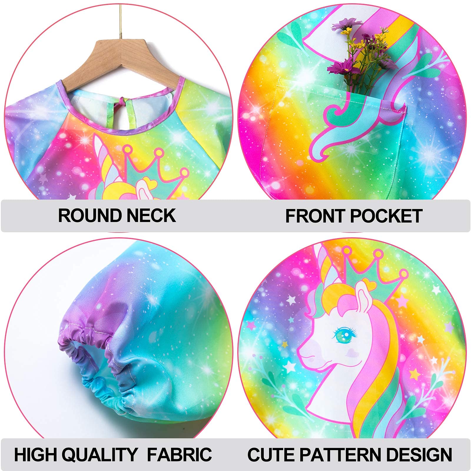 PASHOP back-tie closure makes wearing quick and easy for kids
