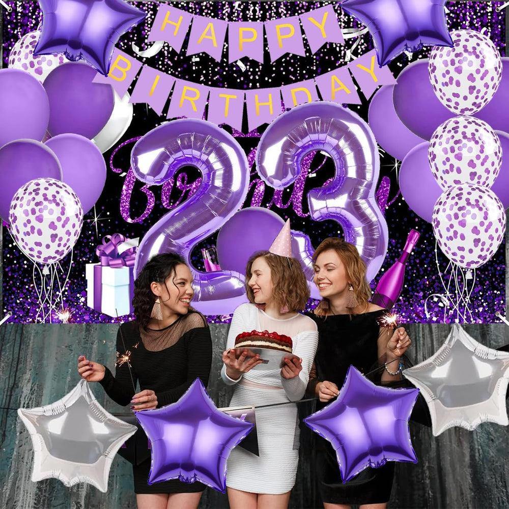 Pasiihol Purple 12-inch balloons (12pc) embellish walls and ceilings with color.