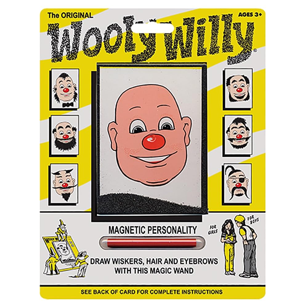 Patch Wooly Willy Original face with magnetic wand for endless expressions.