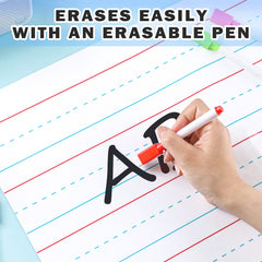 Patelai large 55 x 43 cm sheet provides ample space for sentences and examples