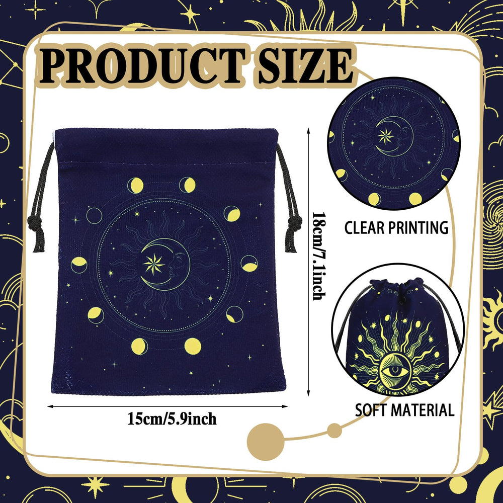Paterr drawstring velvet pouch secures runes and dice during travel.