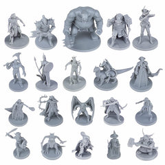 Path Gaming female human paladin miniature for immersive tabletop battles.