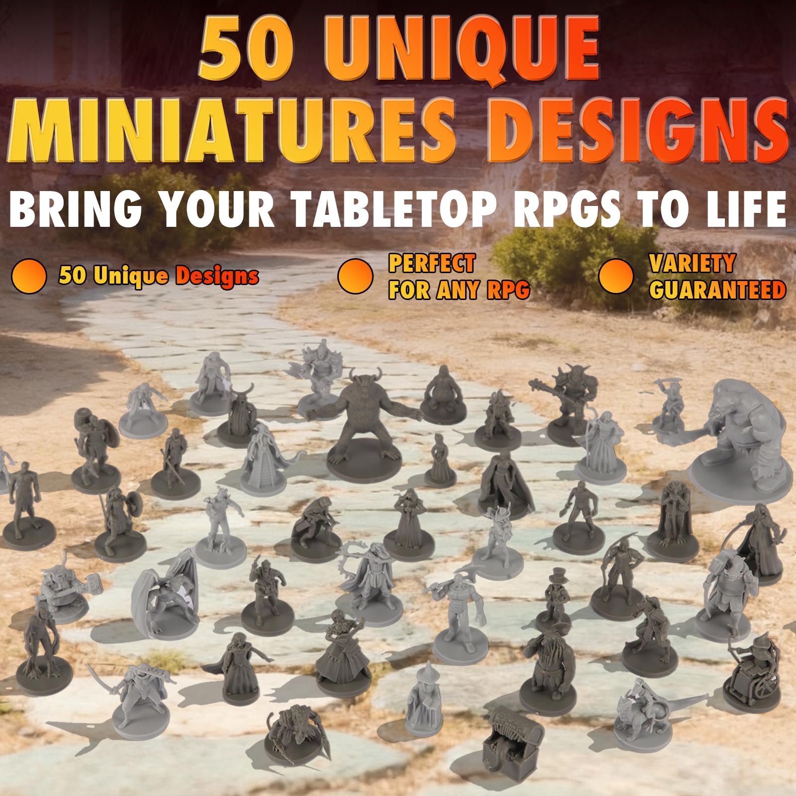 Path Gaming diverse-28mm-miniatures ideal for versatile tabletop RPGs.