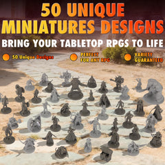 Path Gaming diverse-28mm-miniatures ideal for versatile tabletop RPGs.