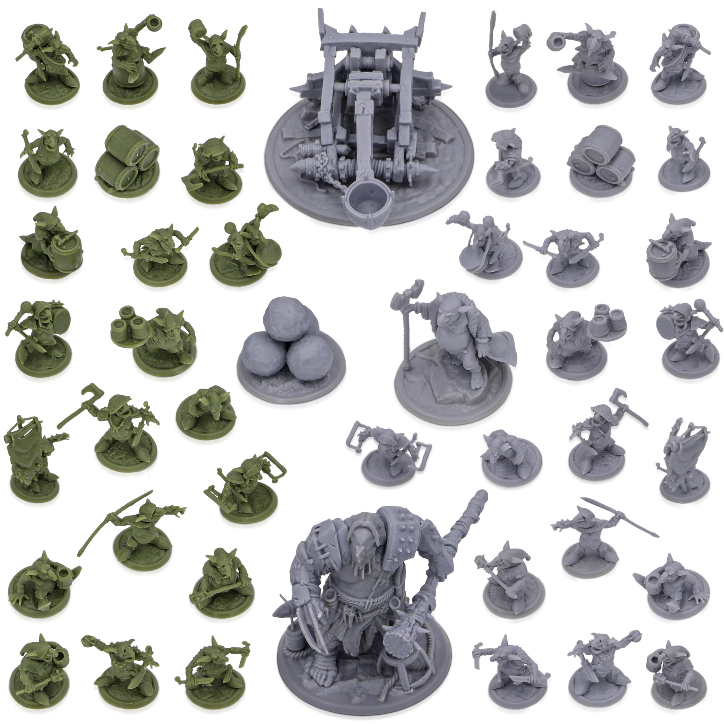 Path Gaming Fantasy Goblins Set standard goblin figure 02 unpainted for hobby painting
