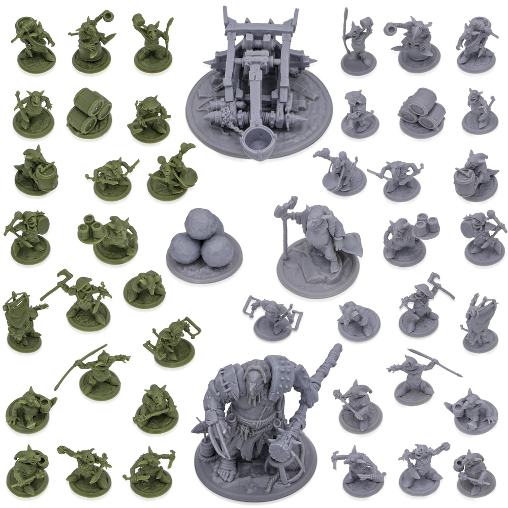 Path Gaming Fantasy Goblins Set standard goblin figure 02 unpainted for hobby painting