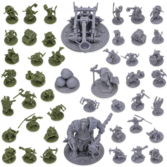 Path Gaming Fantasy Goblins Set standard goblin figure 02 unpainted for hobby painting