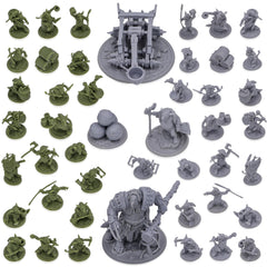 Path Gaming Fantasy Goblins Set standard goblin figure 02 unpainted for hobby painting
