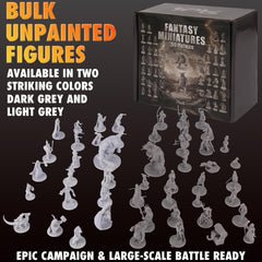 Path Gaming unpainted-miniatures-bulk-set ideal for hobby painting sessions.