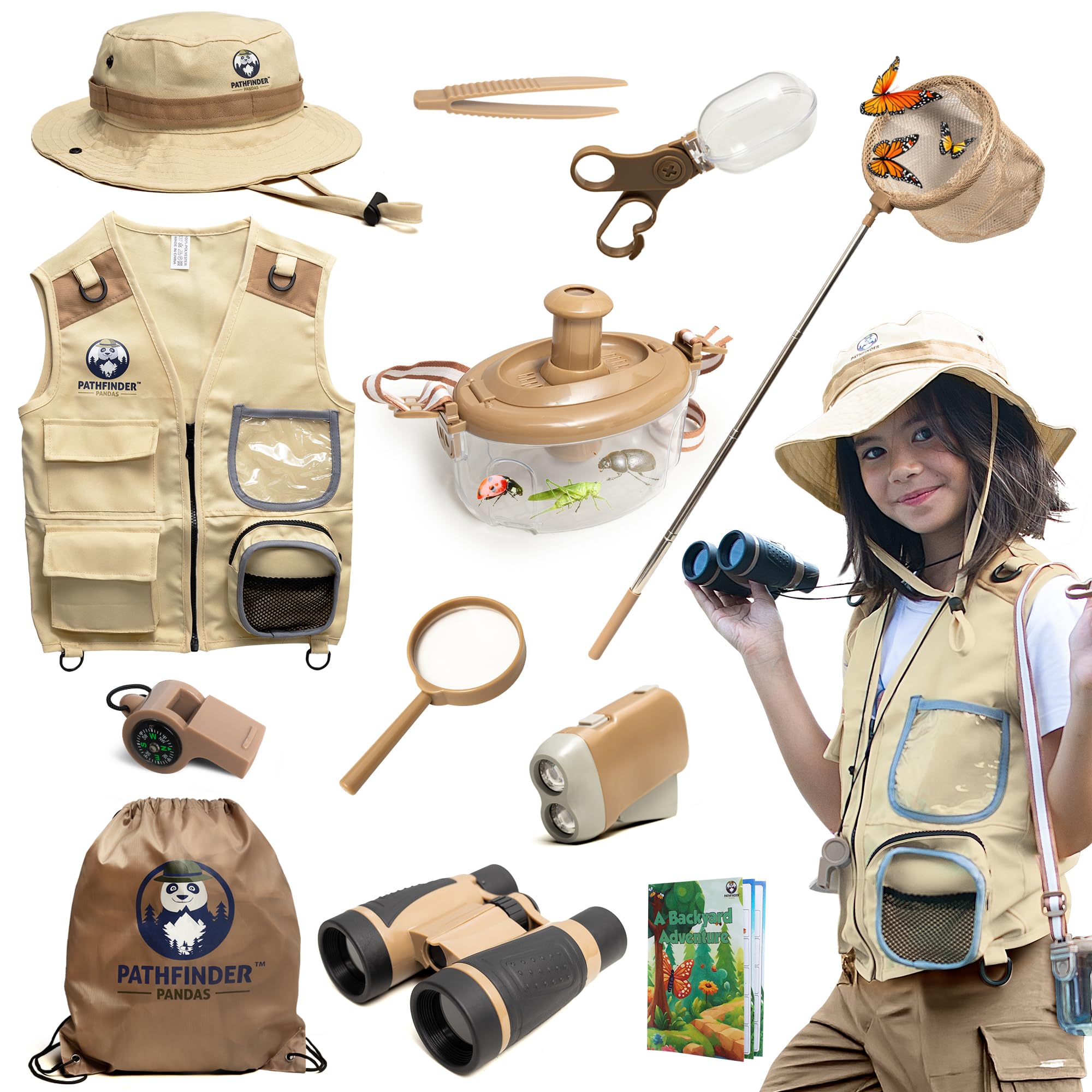 Pathfinder Pandas binoculars for kids, enabling outdoor observation and discovery