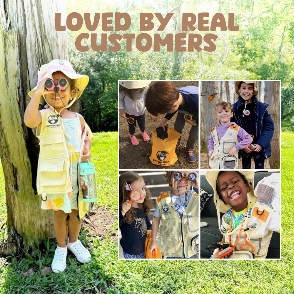 PATHFINDER PANDAS kids explorer kit adventure guide inspires scavenger hunts.