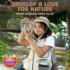 PATHFINDER PANDAS safari vest helps young explorers feel like zookeepers