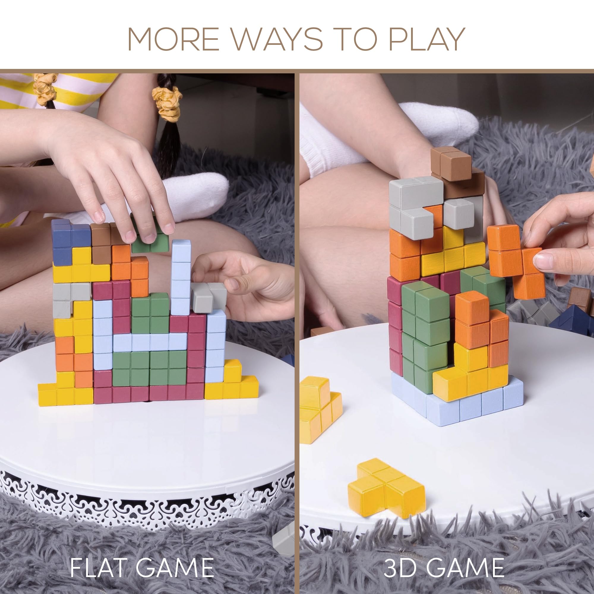 Pathfinder Pandas pinewood texture provides safe, durable play.