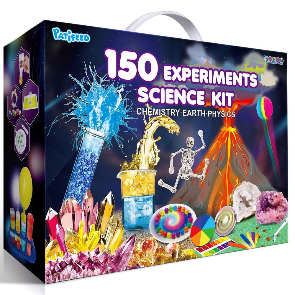 PATIFEED 150 Experiments kit includes volcano activity for hands-on learning