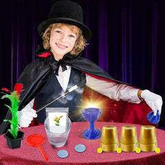 PATIFEED Kids Magic Kit cups trick with easy-to-follow routine.
