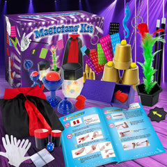 PATIFEED Magic Kit magician costume cape for complete pretend-play.