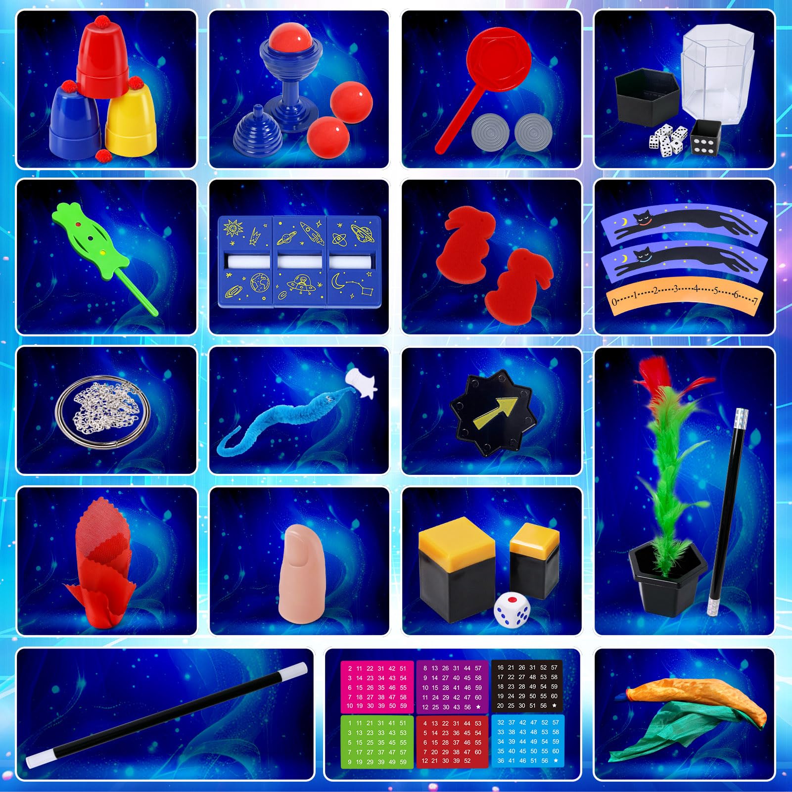 PATIFEED Magic Kit prop collection highlights beginner-friendly items.