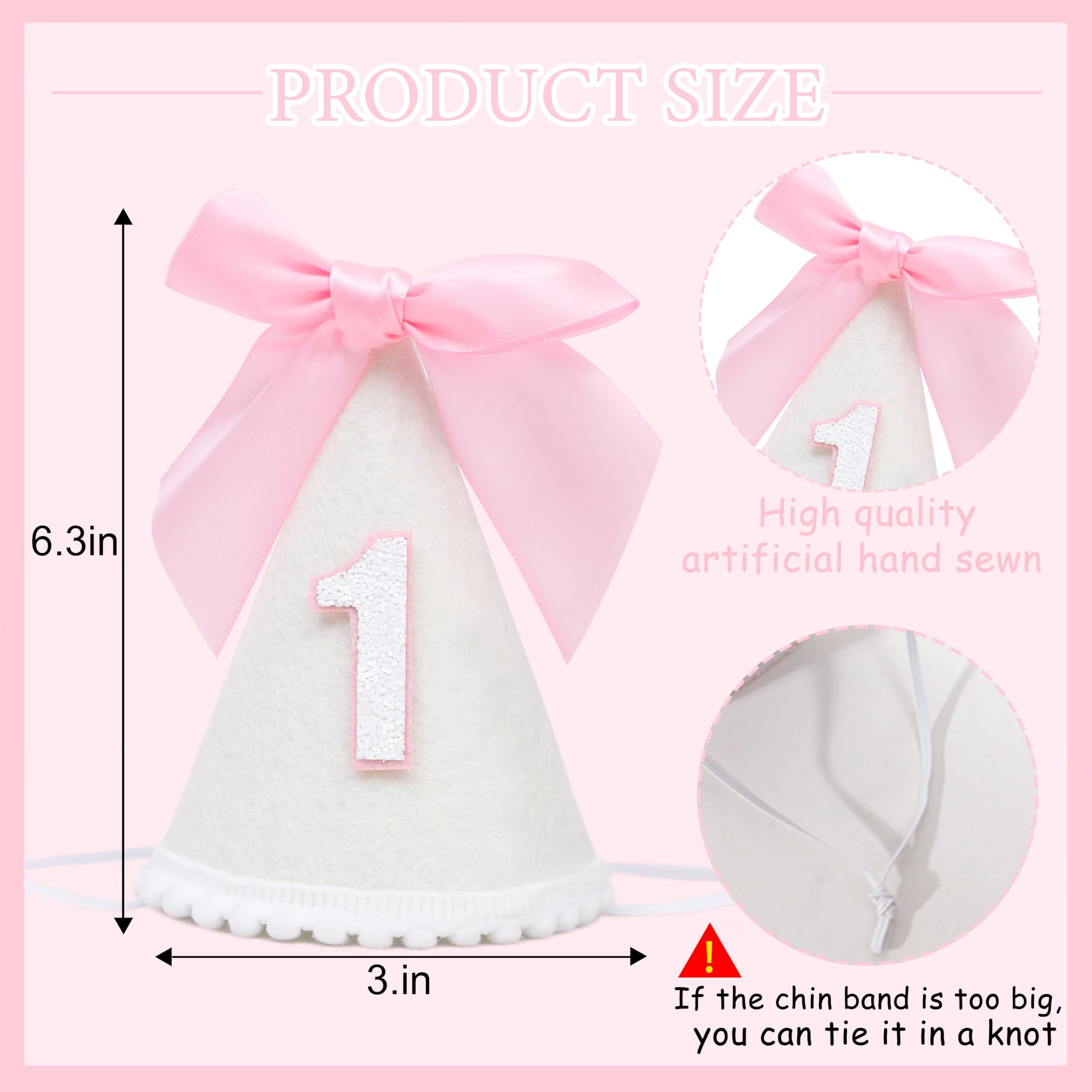 PATRDIO pink-bow-soft-material close-up for gentle comfort
