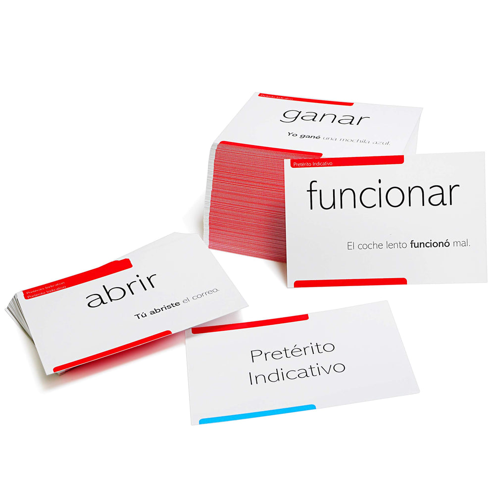 Pat's Flash Cards example sentence front shows usage in context