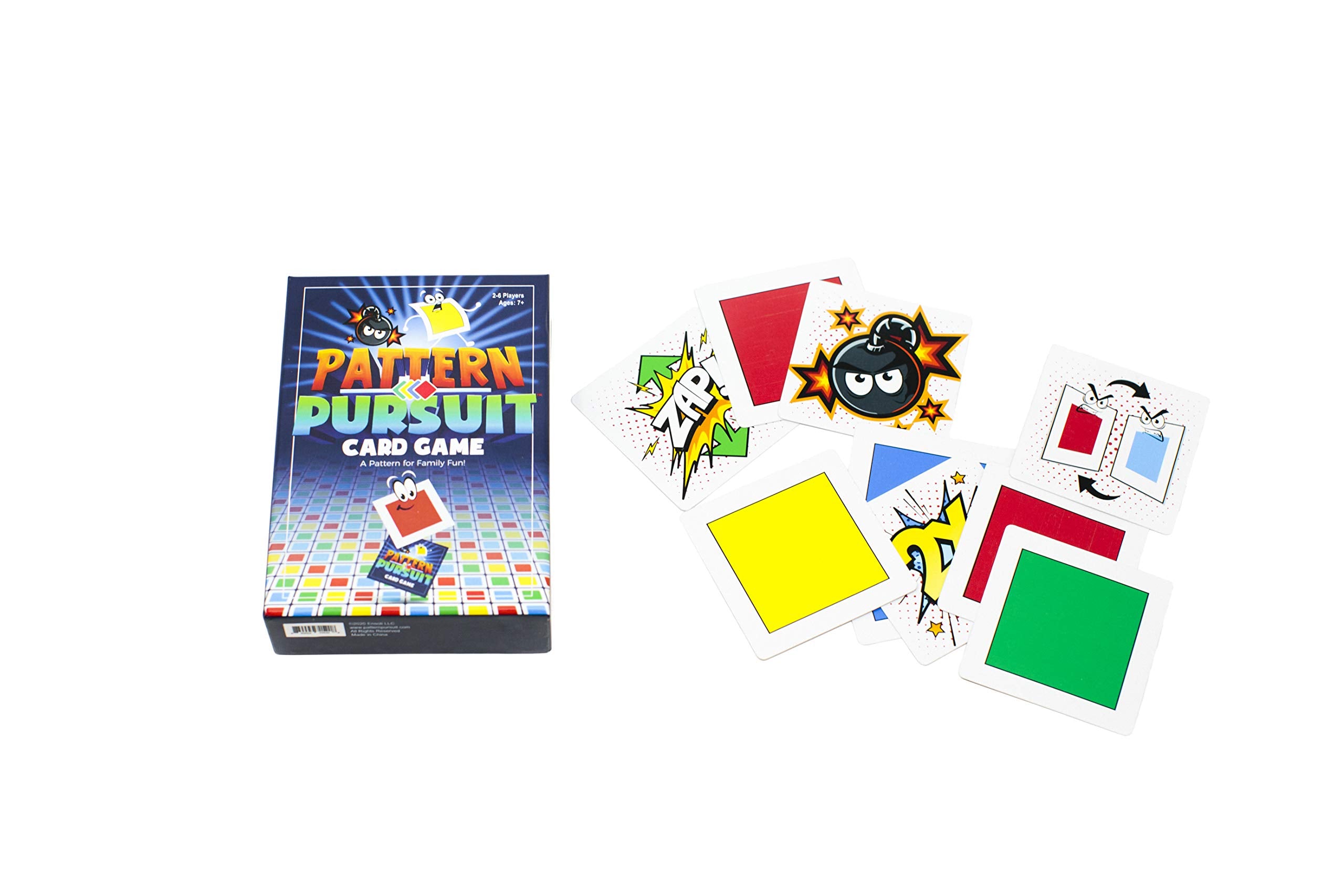 Pattern Pursuit builds, swaps, and blocks cards for dynamic play.