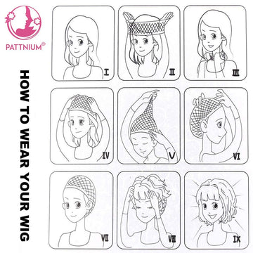 PATTNIUM kids wig, adjustable cap, one size fits most.