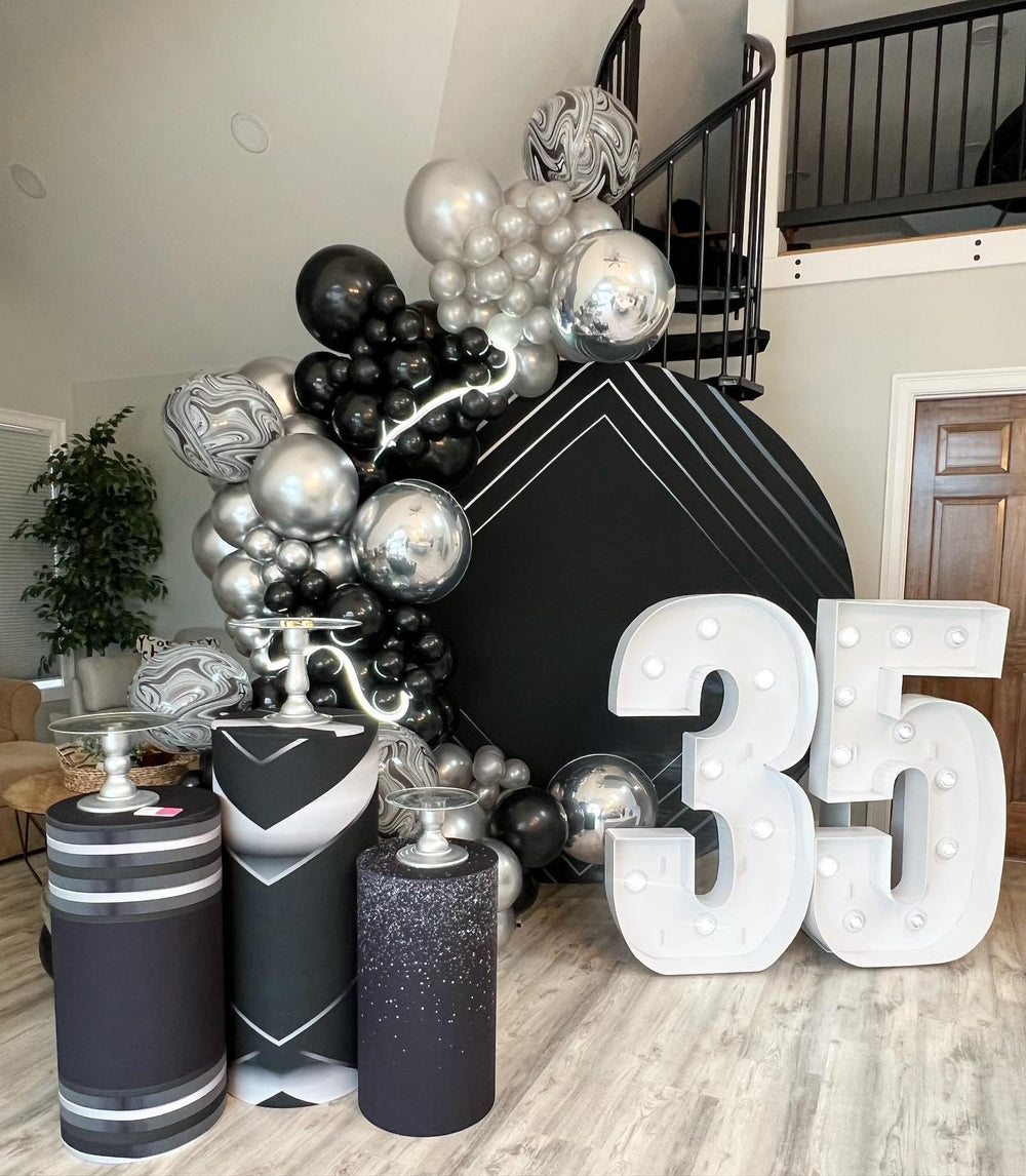 PATYDECRO balloons with ribbon 33ft offer easy setup for seamless party decorations