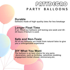 PATYDECRO gold confetti balloons bring festive sparkle to events.