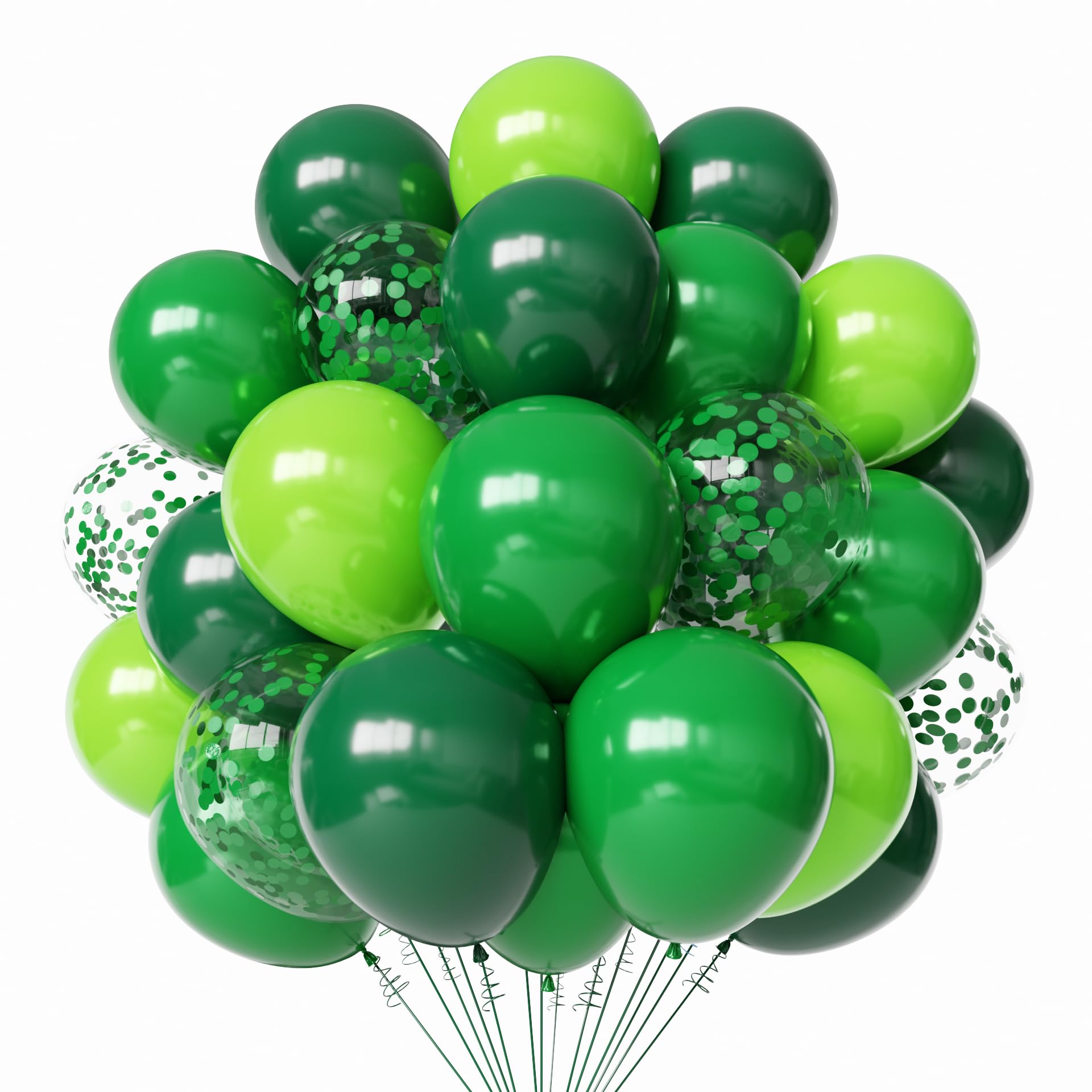 PATYDECRO green balloons 12in pack for festive decor