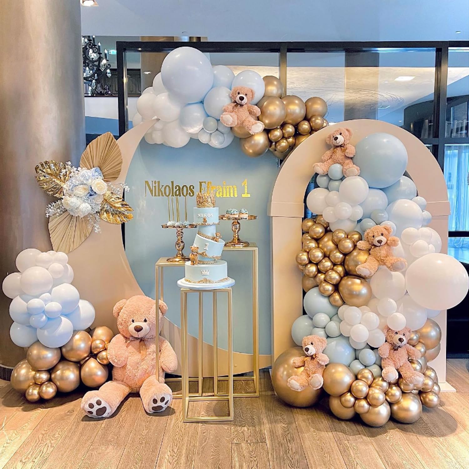 PATYDECRO metallic gold balloon 12in adds festive sparkle to occasions