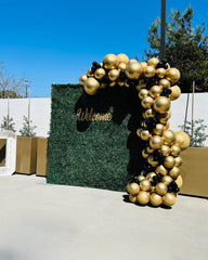 PATYDECRO gold balloons 55pcs include ribbon for quick arch or centerpiece ideas.