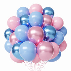 PATYDECRO pink and blue latex balloons that brighten baby showers