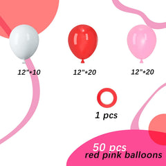 PATYDECRO valentines and wedding balloons create a soft, cohesive color scheme