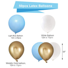PATYDECRO white balloon 12in ideal for elegant celebrations and baby showers