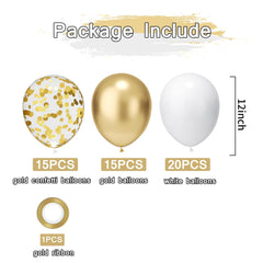 PATYDECRO white latex balloon close-up, ideal for garlands and displays.