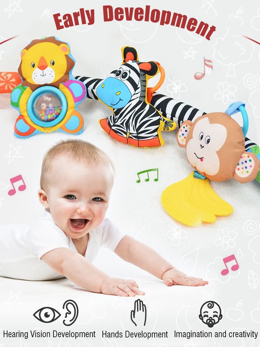 Pau1Hami1ton Monkey Teether soothes gums while baby grasps.