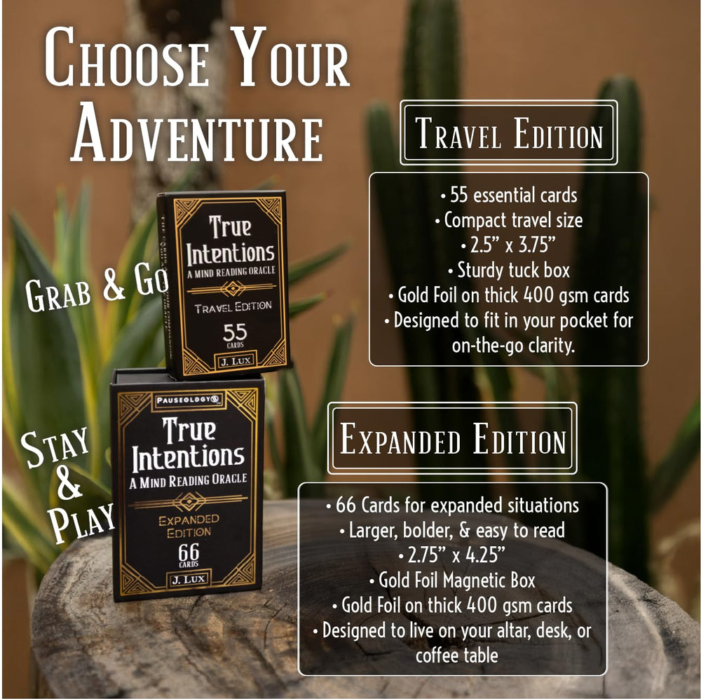 Pauseology True Intentions bonus cards deepen insights for practice and coaching.