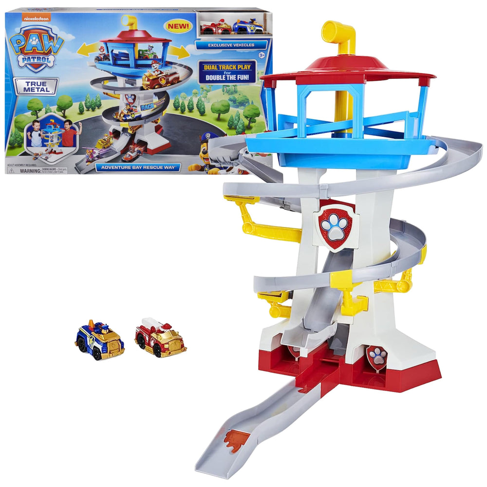 PAW Patrol Adventure Bay Lookout Tower features a bold tower for epic rescue play.