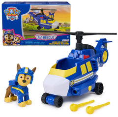PAW Patrol Air Rescue Chase action figure in blue flight jacket for authentic show-style pretend play.