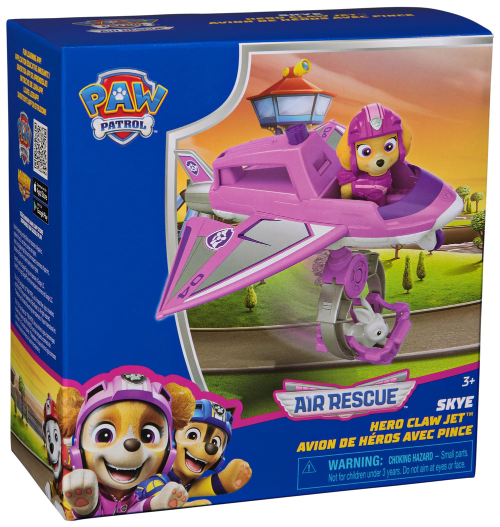 PAW Patrol Air Rescue Skye set features included items for complete missions.