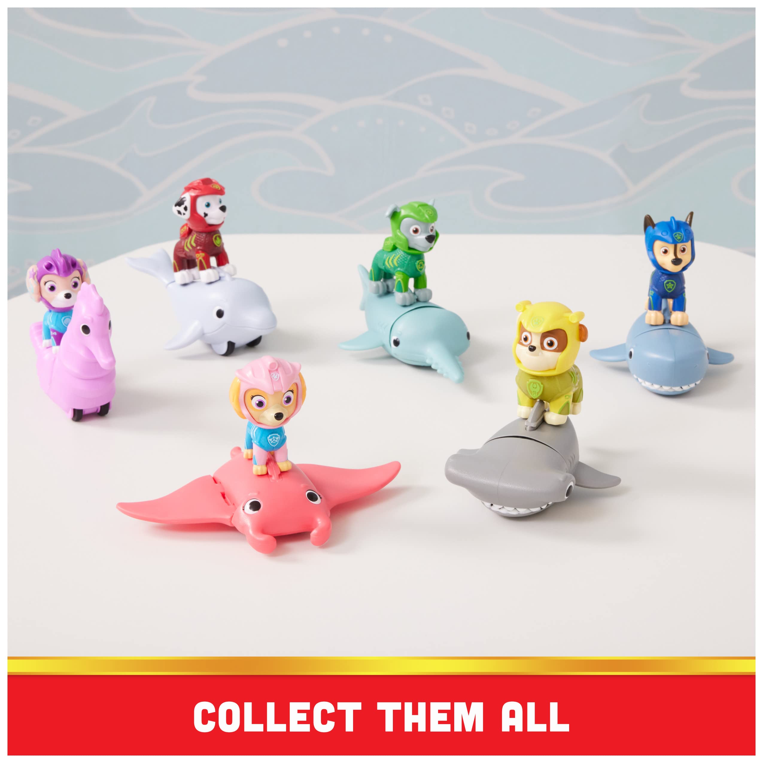 PAW Patrol Aqua Pups educational toys invite pretend play.