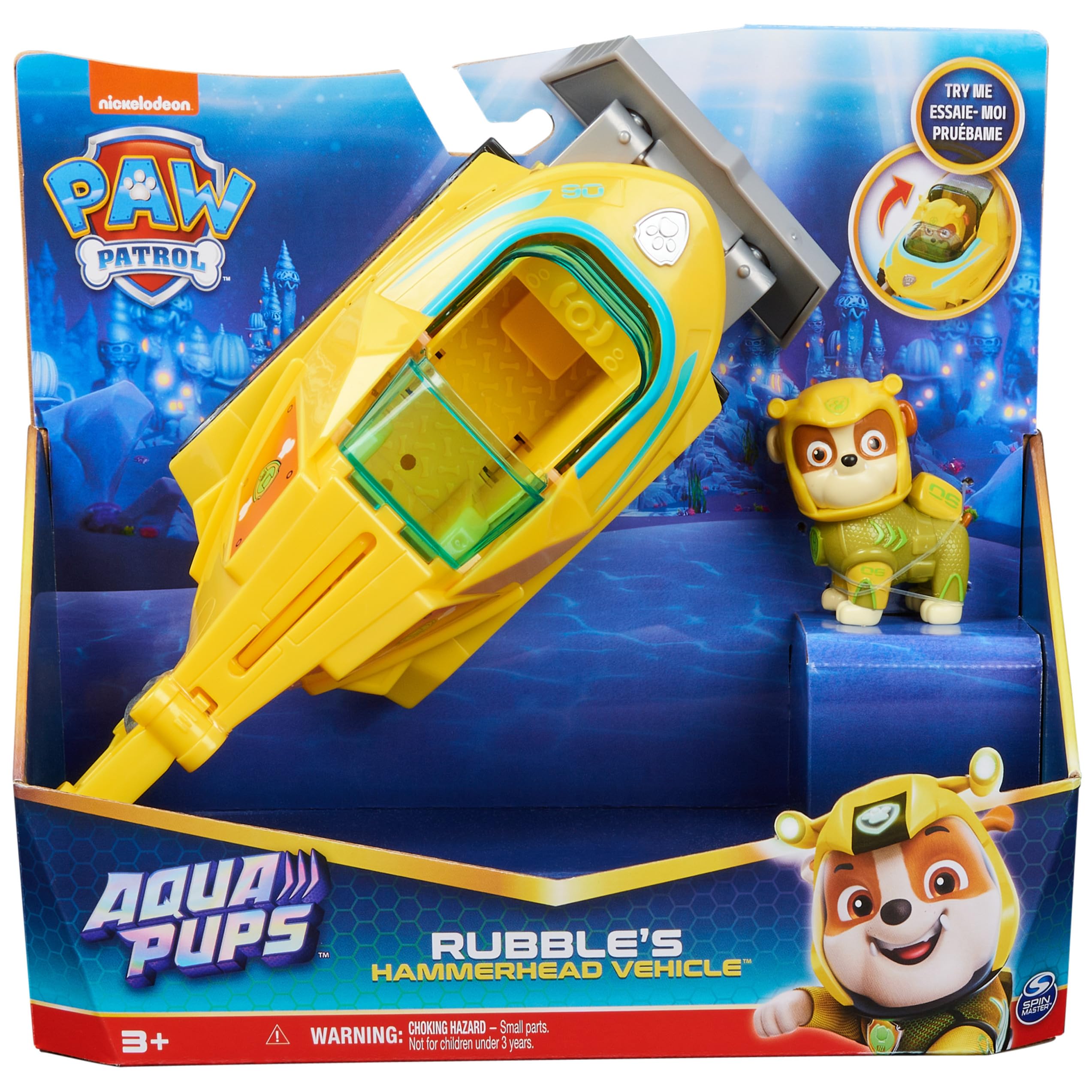 Rubble transforms Hammerhead Shark Rescue Vehicle into rescue mode