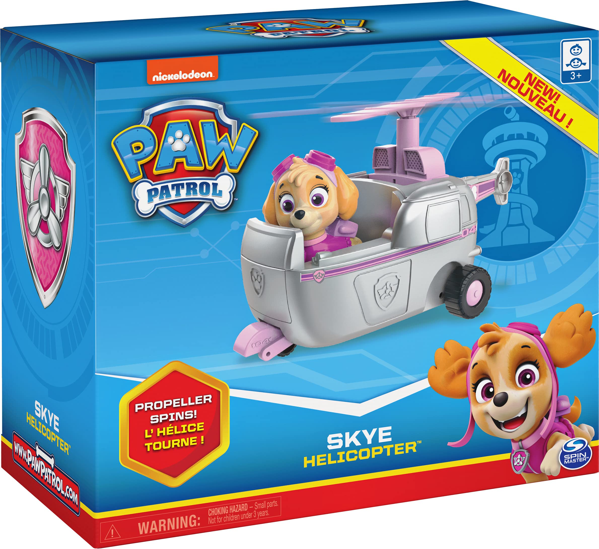 Paw Patrol detailed helicopter and Skye figure for authentic play