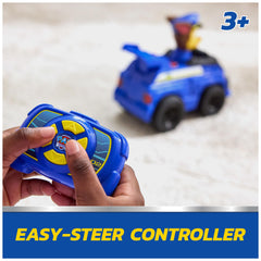 PAW Patrol Chase RC Action Cruiser LED lights in motion to energize play sequences
