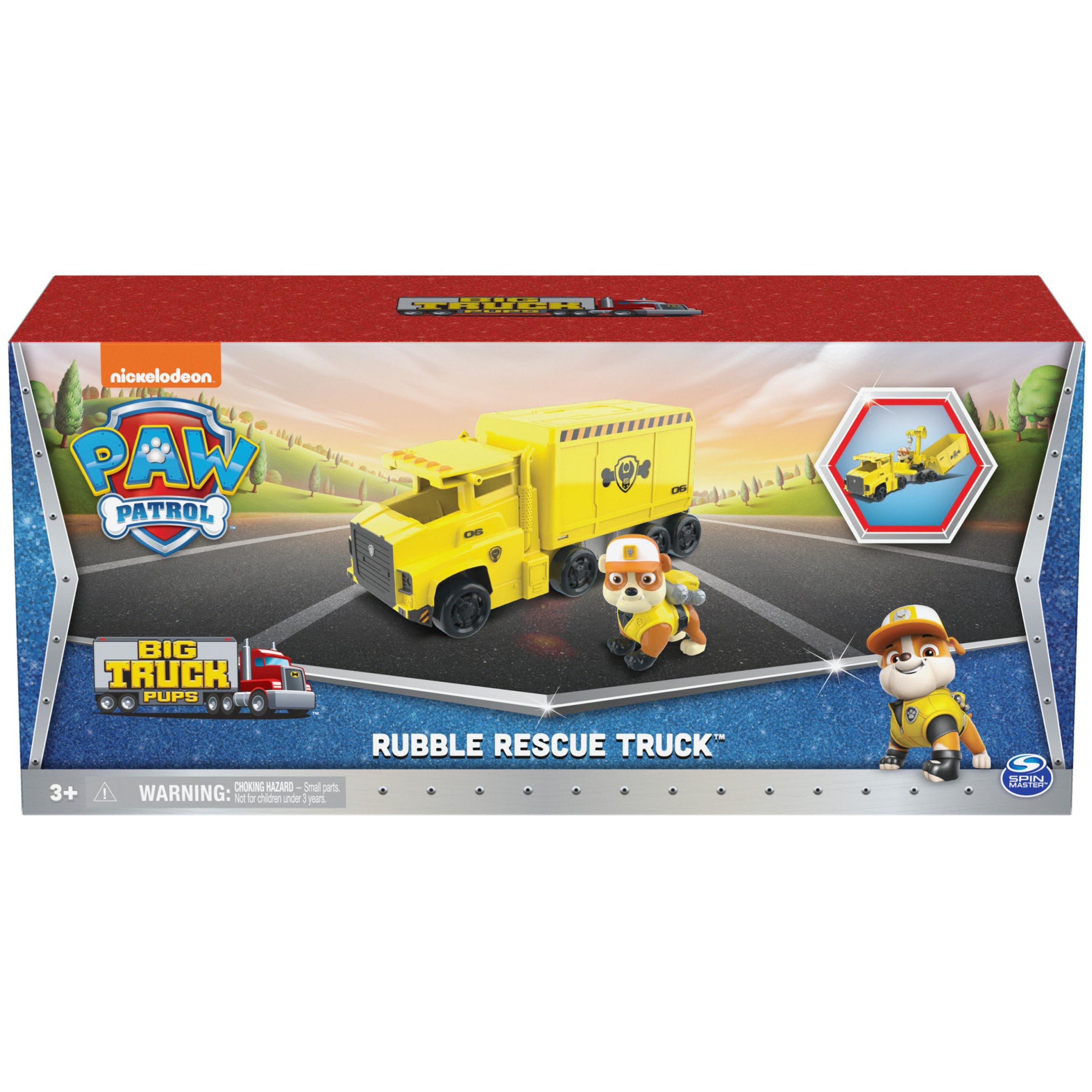 Paw Patrol Rubble gift for ages 3+ fostering imaginative play.