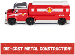 Die-cast PAW Patrol True Metal with chrome details for durability.